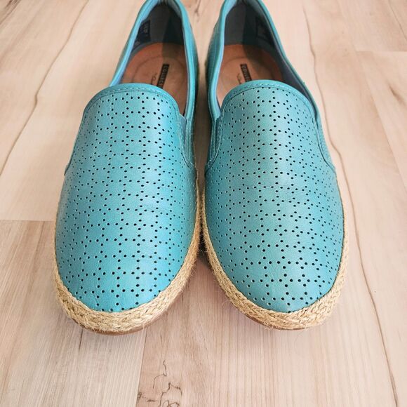 Turquoise/Teal Colored Clarks Danelly Ballet Flat Women's Size 10 - Picture 7 of 10